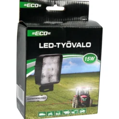 LED-työvalo 15 W, työkoneisiin ja ajoneuvoihin