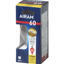 LED-vakiolamppu kirkas 7 WE27 filam. 806 lm 360°