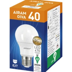 LED-vakiolamppu OIVA opaali 4,9W 3000K 470lm