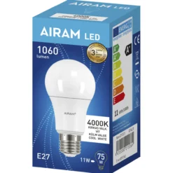 LED-vakiolamppu 10,5W E27 4000K 1060lm