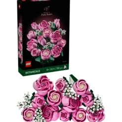LEGO Botanicals 10374 Vaaleanpunainen ruusukimppu