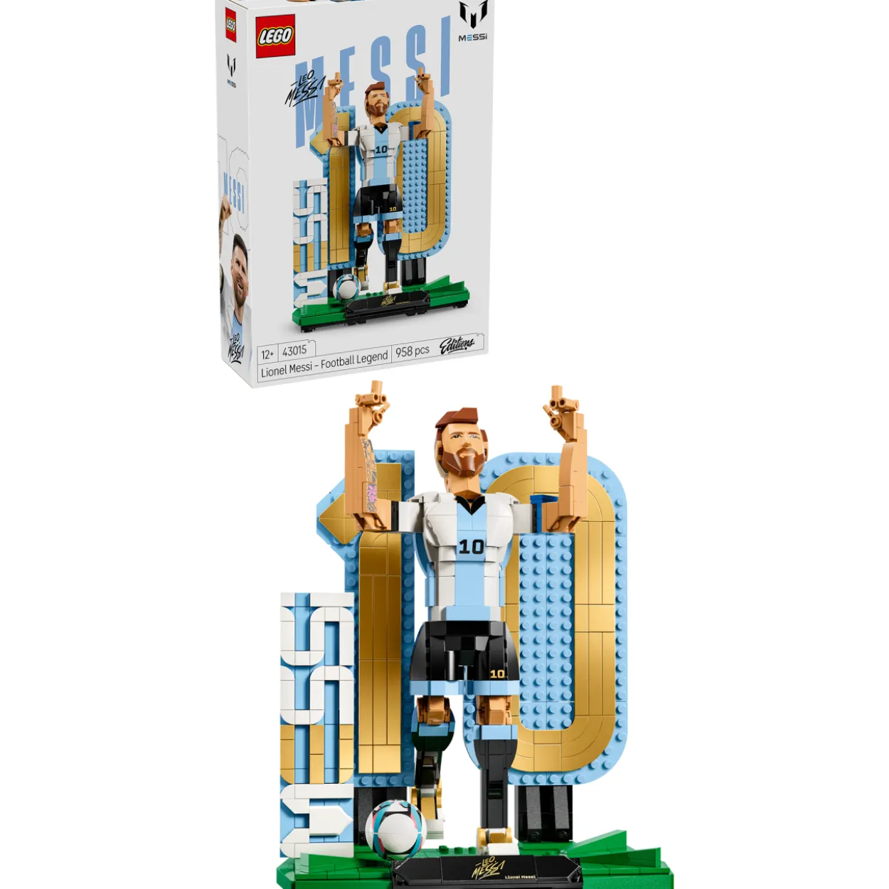 LEGO Editions Sports 43015 Lionel Messi – jalkapallolegenda