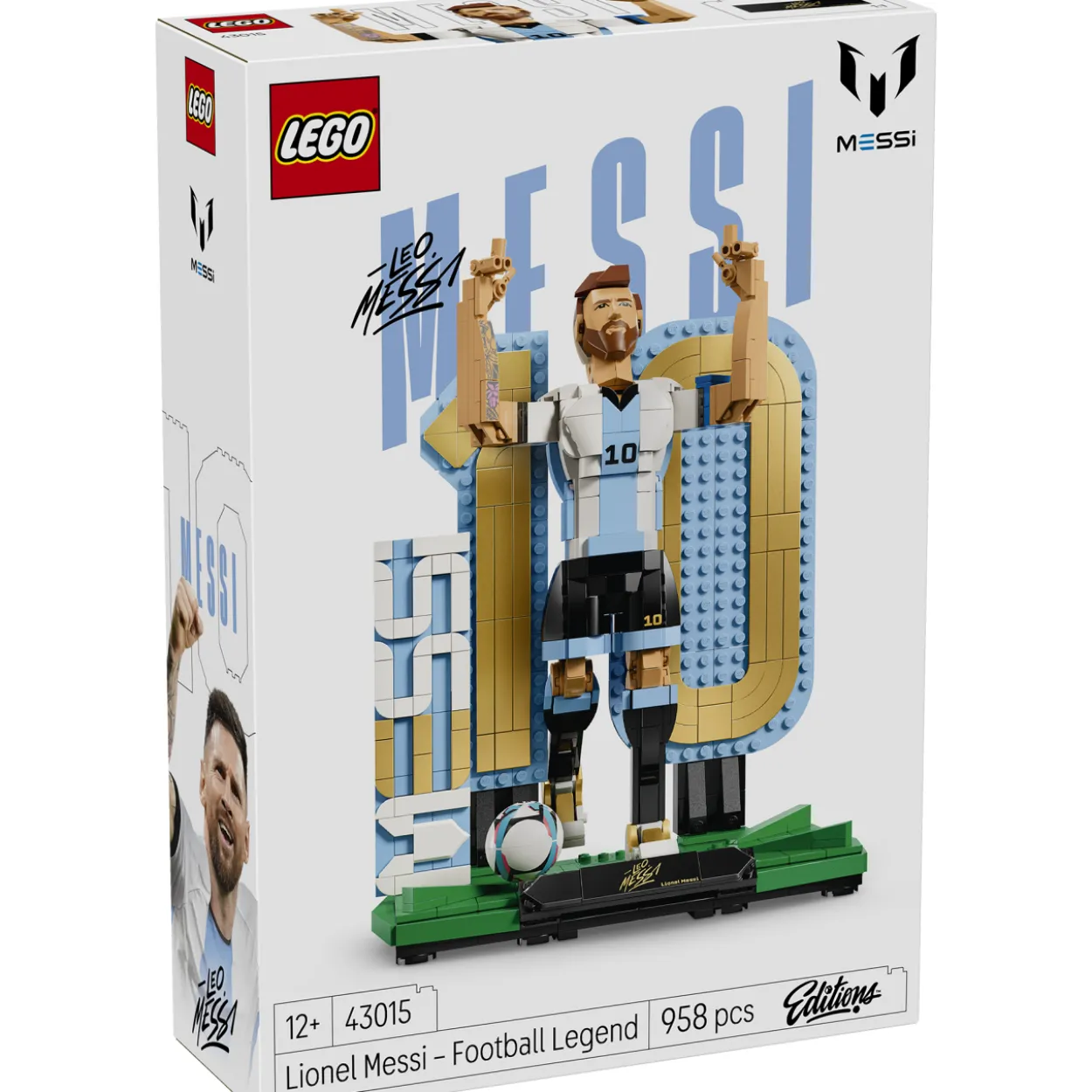 LEGO Editions Sports 43015 Lionel Messi – jalkapallolegenda