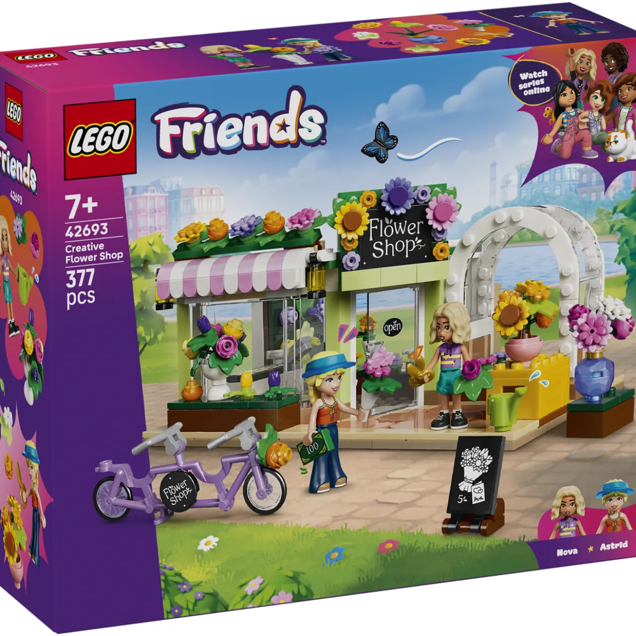 LEGO Friends 42693 Luovuuden kukkakauppa