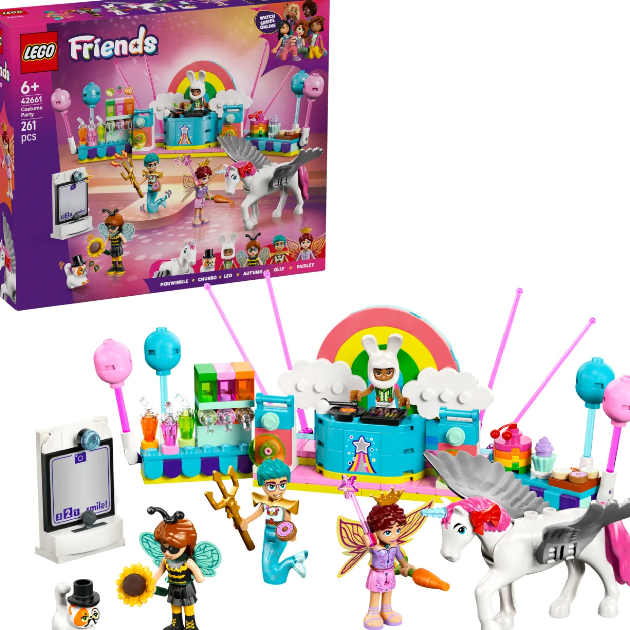 LEGO Friends 42661 Yksisarvisen ja keijun naamiaisjuhlat