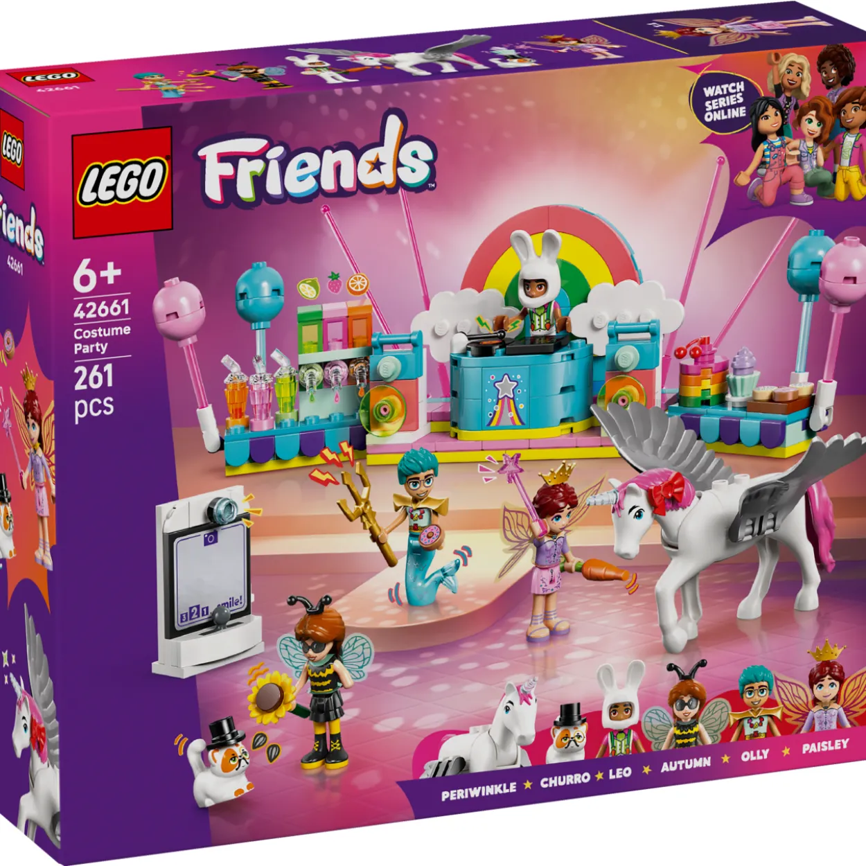 LEGO Friends 42661 Yksisarvisen ja keijun naamiaisjuhlat