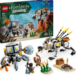 LEGO Horizon 77037 Aloy ja Varl vastaan Kilpikipittäjä ja Sahahammas