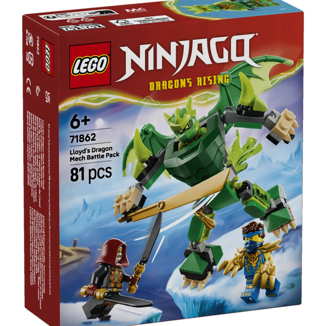 LEGO Ninjago 71862 Lloydin lohikäärmerobottitaistelupakkaus