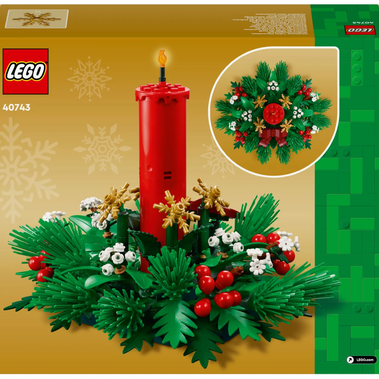 LEGO Seasons and Occasions 40743 Jouluinen pöytäkoriste
