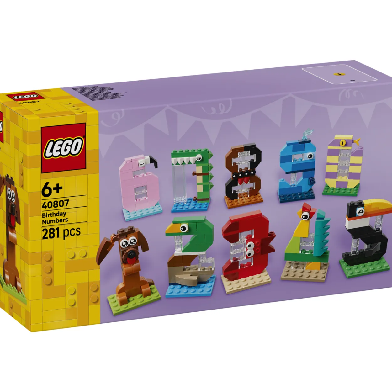 LEGO Seasons and Occasions 40807 Synttärinumerot