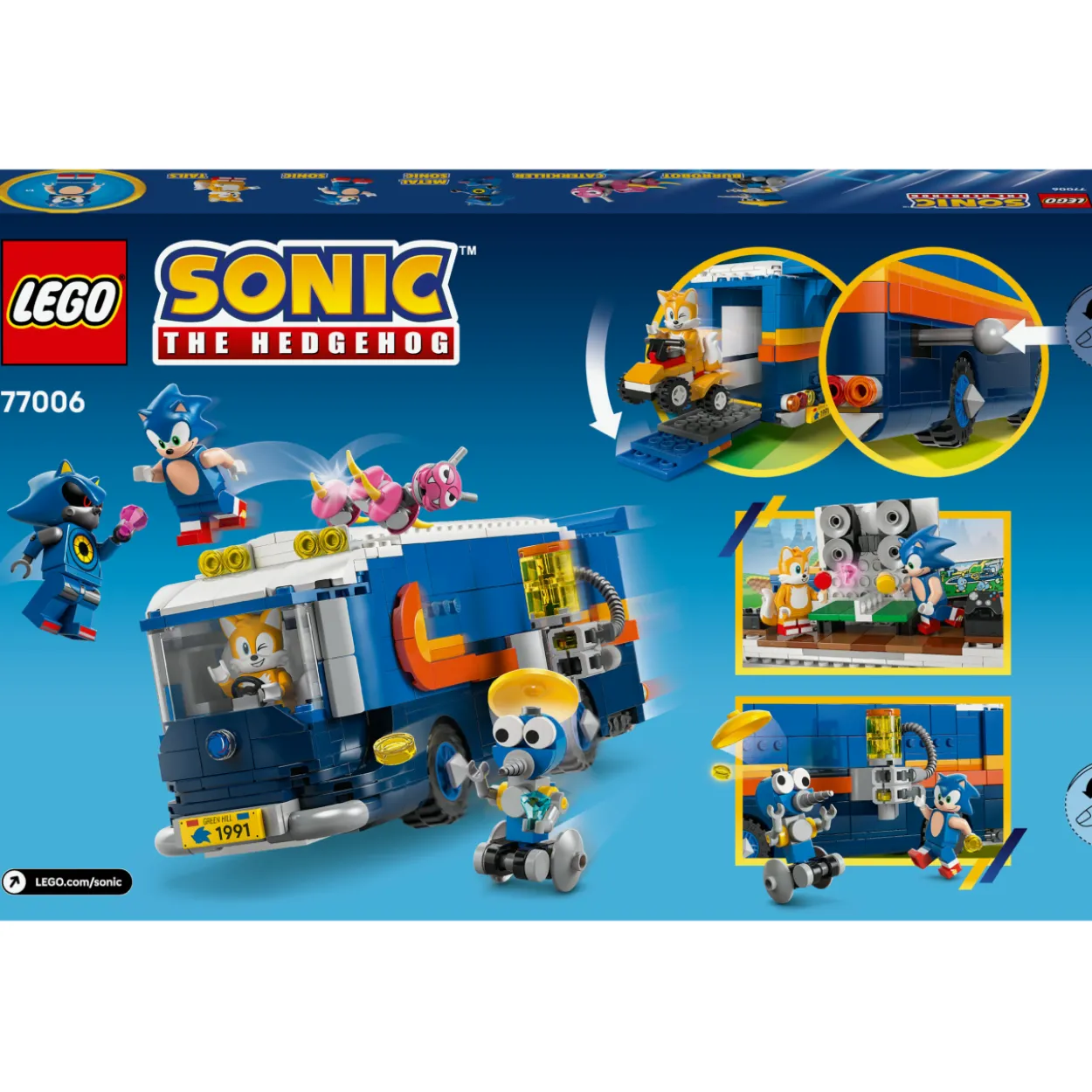 LEGO Sonic 77006 Sonic-tiimin liikkuva komentokeskus