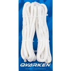 Lepuuttajaköysi Qvarken 6 mm / 1,5 m, silmukallinen, valkoinen, 2 kpl / pkt