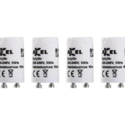 Loisteputken sytytin Axxel 4-80 W, 4 kpl