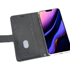 Lompakkolaukku Mobia iPhone 13 musta