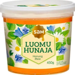 Luomuhunaja Sam 450 g