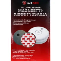 Magneettikiinnityssarja kahdelle palovaroittimelle Safemate