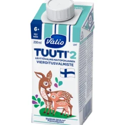 Maitopohjainen vieroitusvalmiste Valio 200 ml Tuuti® 2 UHT
