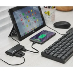 Manhattan 4xUSB-A hubi USB-A kaapelilla