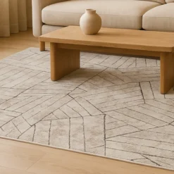 Matto Village's 160 x 235 cm Lohko vaalea beige