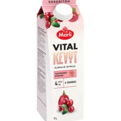 Mehujuoma Marli 1 l Vital Kevyt Karpalo-rypäle