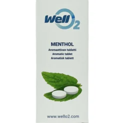 Mentolitabletti WellO2, 20 kpl
