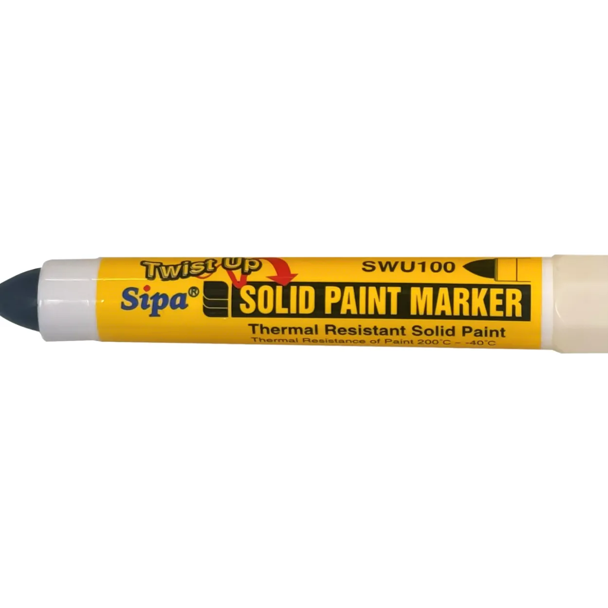 Merkintäkynä Sipa Twist Up Solid Marker musta
