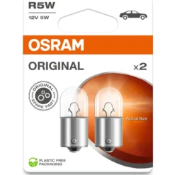 Merkkivalopolttimo Osram R5W BA15S 2 kpl