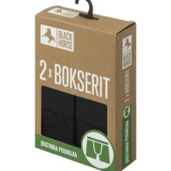 Miesten bokserit Black Horse 2 kpl/pkt