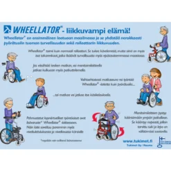 Monitoimirollaattori Wheellator, punainen
