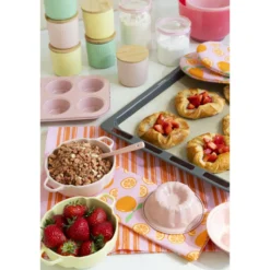 Muffinipelti Miny 6 kpl, vaaleanpunainen