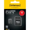 Muistikortti Intenso Micro SD HC 32GB Class 10 + adapteri