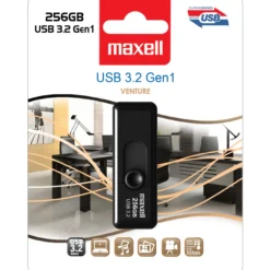 Muistitikku Maxell Venture USB 3.2 Gen 1, 256 GB