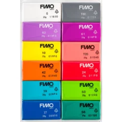 Muovailumassa FIMO 12 x 25 g Soft perusvärit
