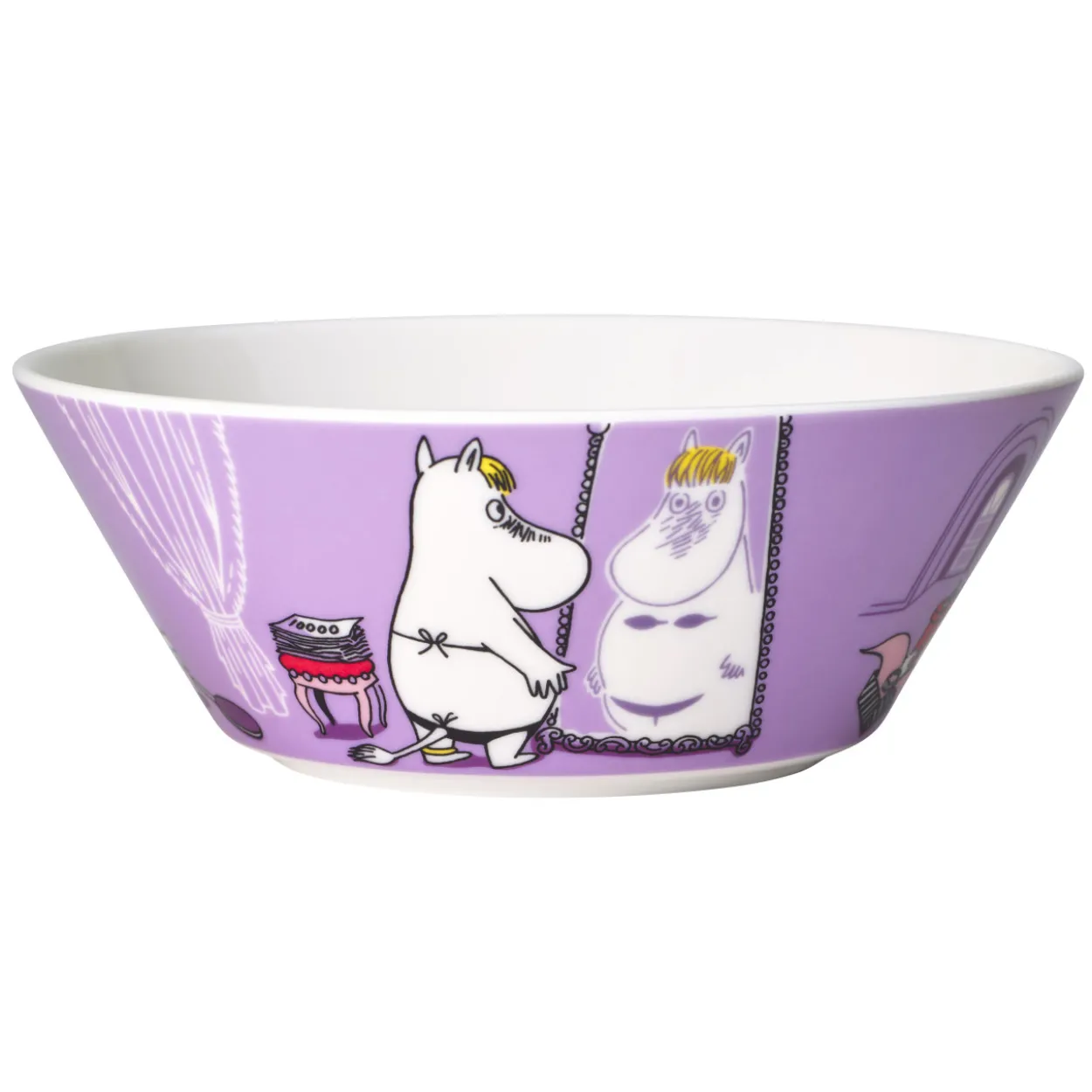 Muumi kulho 15 cm Niiskuneiti liila