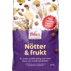 Mysli Finax 650 g pähkinä-hedelmä