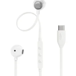Nappikuulokkeet JBL Tune 305C, valkoinen