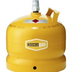 Nestekaasupullo 5 kg, teräs, painoventtiili
