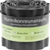 Nurmireunanauha 15 cm x 9 jm, musta