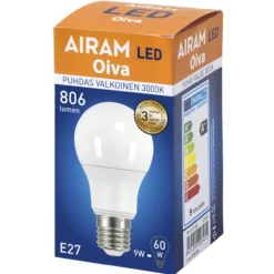 OIVA LED Vakio opaali 9W E27 806 lm