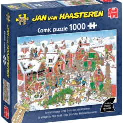 Palapeli Jumbo 1000 palaa Jan van Haasteren Santa's village