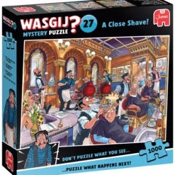 Palapeli Jumbo 1000 palaa Wasgij Mystery 27 A Close Shave!