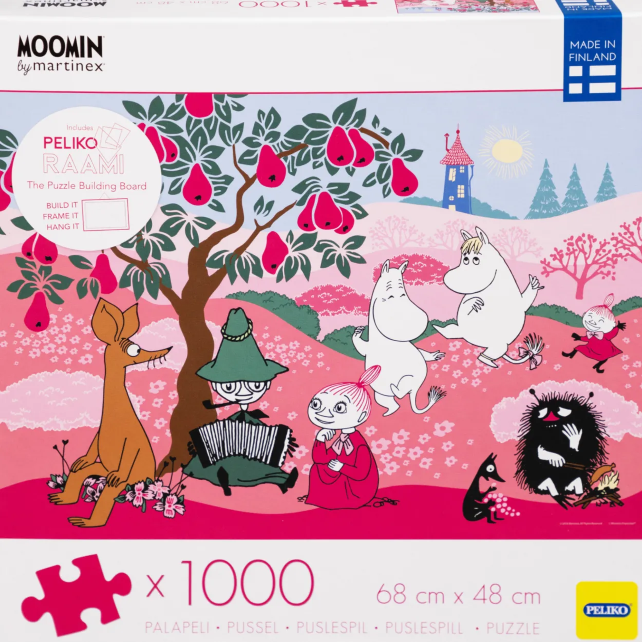 Palapeli Peliko 1000 palaa Muumi päärynäpuu