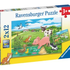 Palapeli Ravensburger Baby Farm Animals 2x12 palaa
