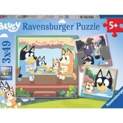 Palapeli Ravensburger Bluey 3x49 palaa