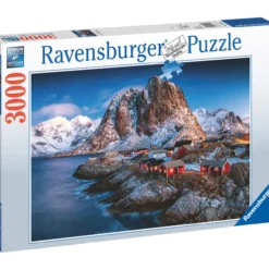 Palapeli Ravensburger Hamnoy Lofoten 3000 palaa