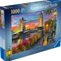 Palapeli Ravensburger 1000 palaa Tower Bridge At Sunset