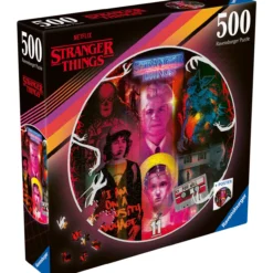 Palapeli Ravensburger 500 palaa Circle Of Colors Stranger Things