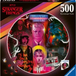 Palapeli Ravensburger 500 palaa Circle Of Colors Stranger Things
