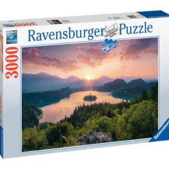Palapeli Ravensburger 3000 palaa Lake Bled, Slovenia