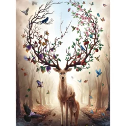 Palapeli Ravensburger 1000 palaaFantasy Deer